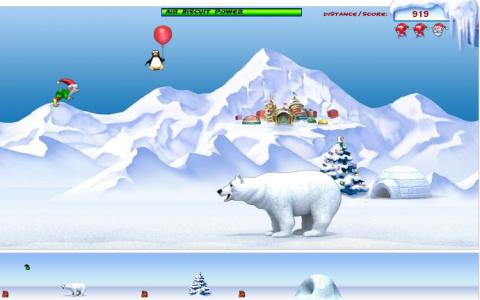 Elf Bowling 6: Air Biscuits - game cover