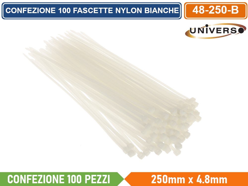 150 fascette autobloccanti resistenti, fibbia universale in nylon per fascette stringicavo, per riparazione parafanghi auto, bagagliaio, legatura cavi | Leroy Merlin