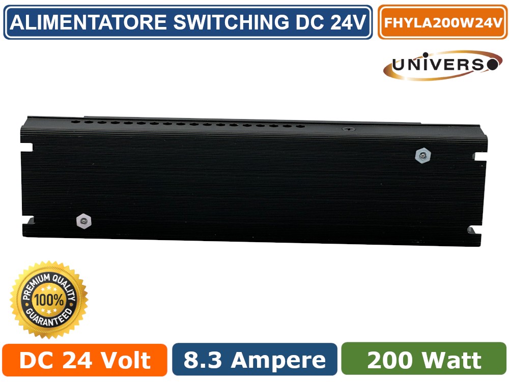 MW MEAN WELL PWM-200-24DA2 Alimentatore Led Dimmerabile DALI e DALI-2