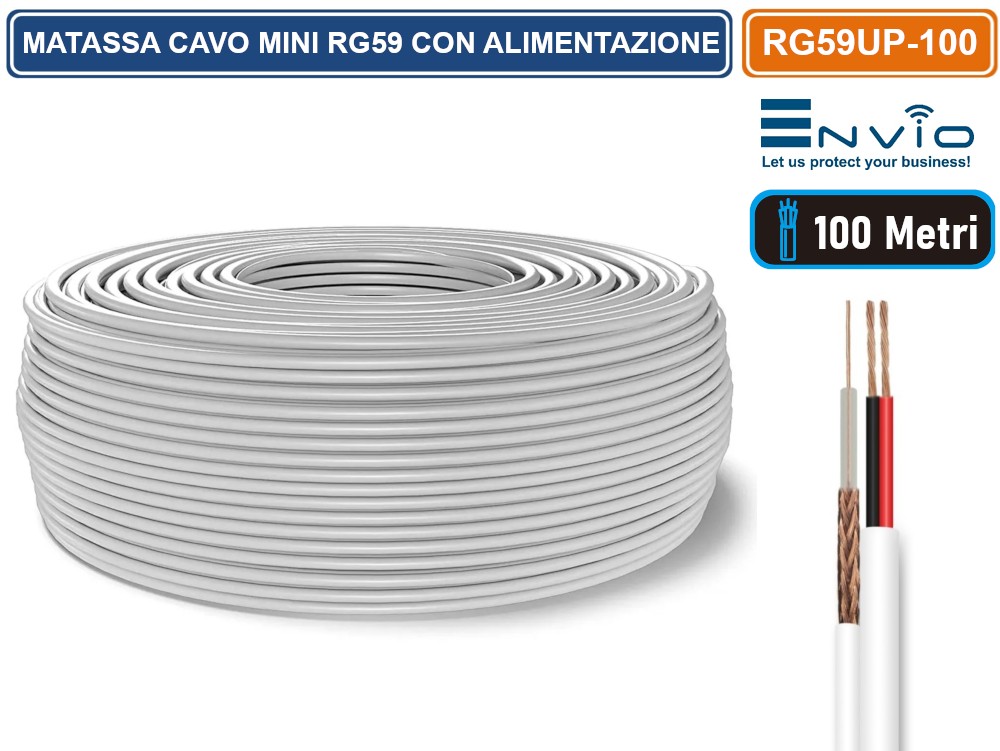 WF65 CT63 Clip 100 Clip Per Cavo Coassiale Doppio Bianco - Per - Foto 7