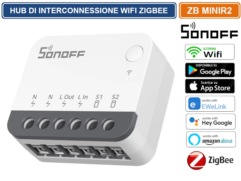 Interruttore Smart SONOFF ZBMINIR2 Zigbee - Controllo APP, Compatibile Con Alexa, Google Home - Foto 9