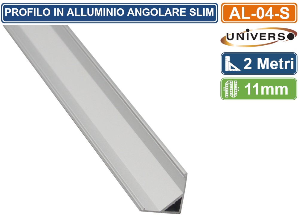 MED Profili Pavimenti E Rivestimenti, Profilo Jolly Ad Angolo, Acciaio Inox, Alluminio E Plastica, (Profilo Cubo Quadrato Acciaio Inox Lucido Extra H 12mm Barra Mt 2,5 - Foto 2