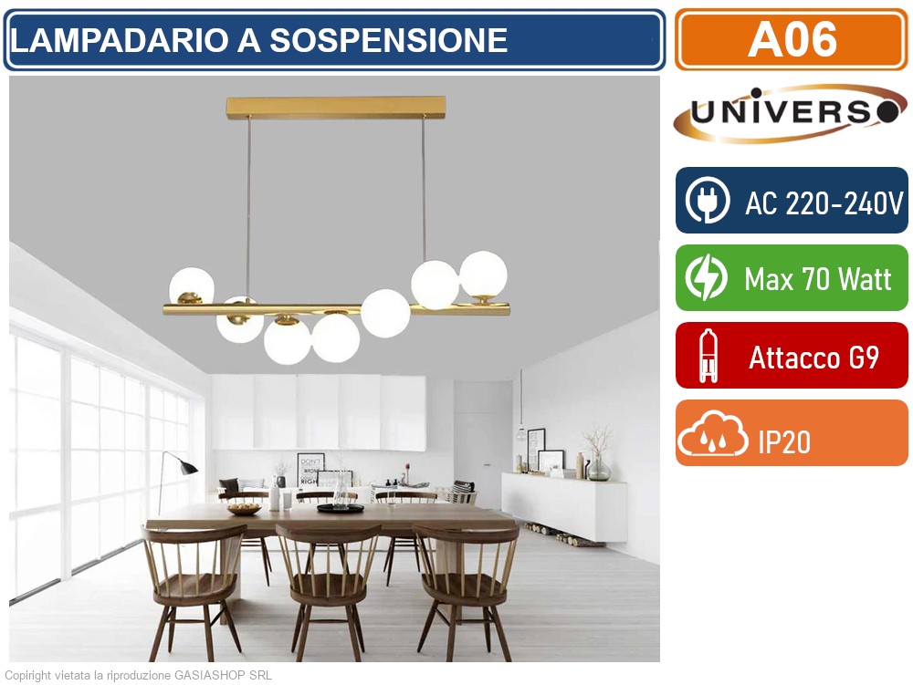 Lampadario Lampada Sospensione Cubo 18cm Design Moderno Paralume Metallo Bianco