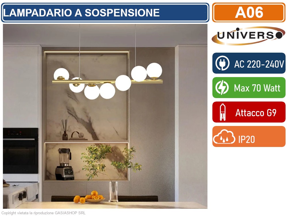 Lampadario Lampada Sospensione a LED 40W Luce Dimmerabile e Colore Reg