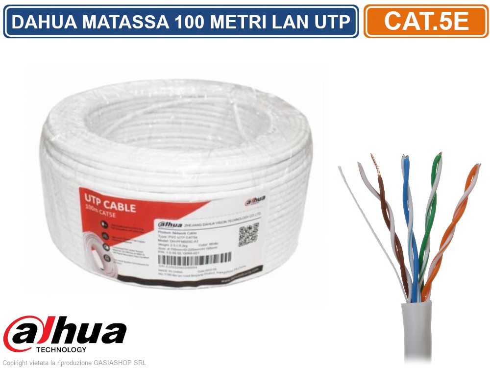 Cavo Rete UTP CAT6 100mt Grigio - Cavo Gigabit 10/100/1000 Mbps, Per Internet, CCTV, PS4, PS5 - Foto 3