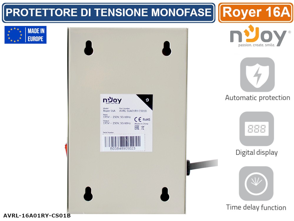 Protettore Di Tensione 220V 40A Monofase - Controllo Sovratensione/Sottotensione Con Display, Da DIN - Foto 8