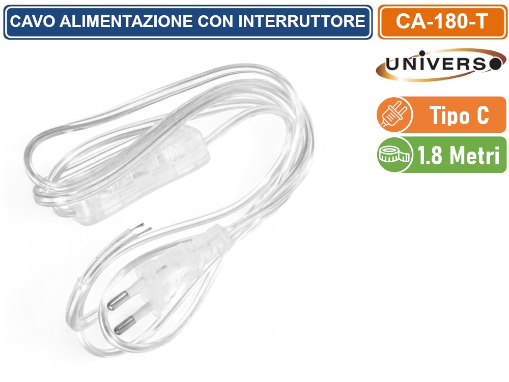 SnakeBis cablaggio con portalampada e cavo in tessuto