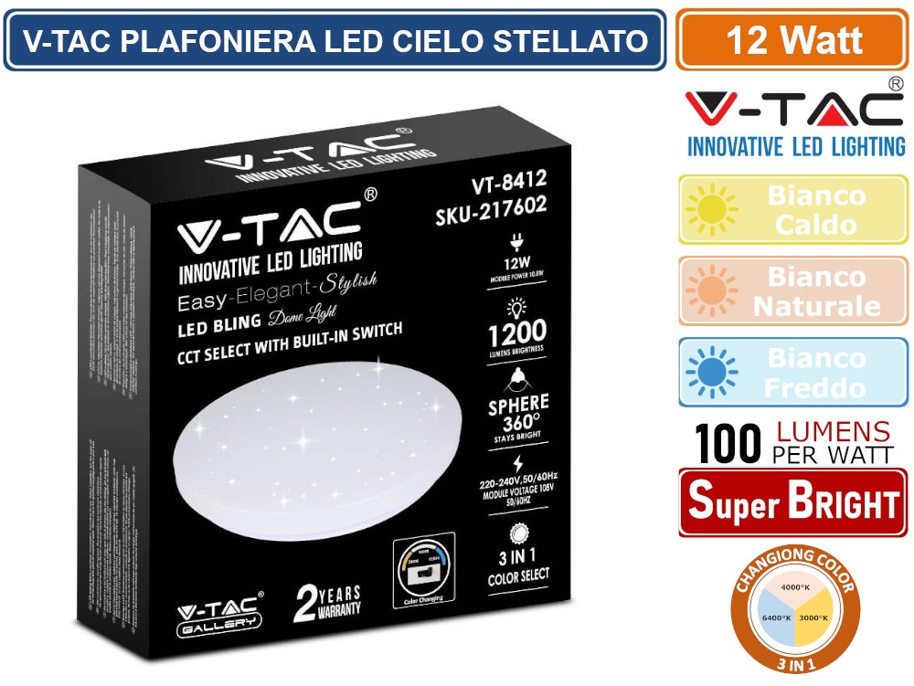 V-TAC VT-4140 Plafoniera LED Lineare raccordabi
