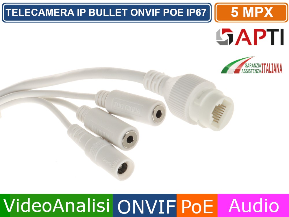 Telecamera Professionale AHD 1.3MP WaterProof IP66 Varifocale 2.8-12mm