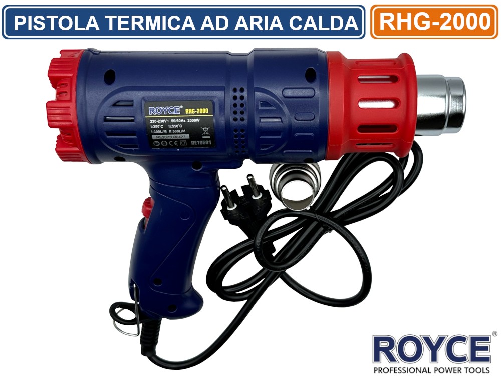 Pistola Termica, SEEKONE Ad Aria Calda Professionale 2000W - Foto 3
