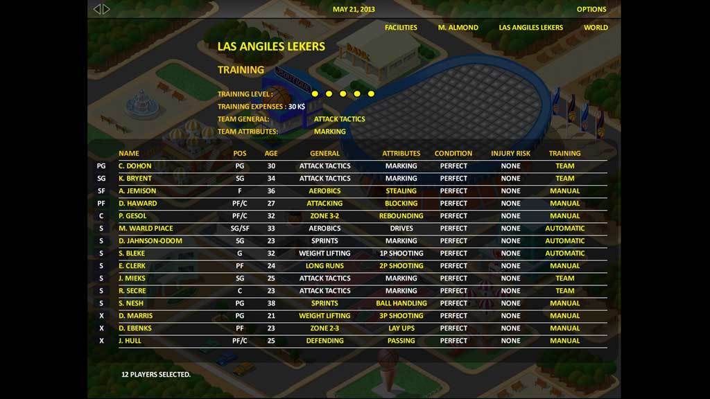 Picture of World Basketball Tycoon Picture of World Basketball Tycoon