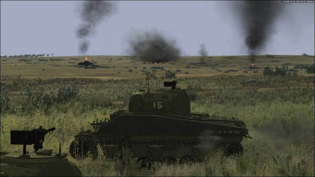 Picture of Tank Warfare Tunisia 1943 Picture of Tank Warfare Tunisia 1943