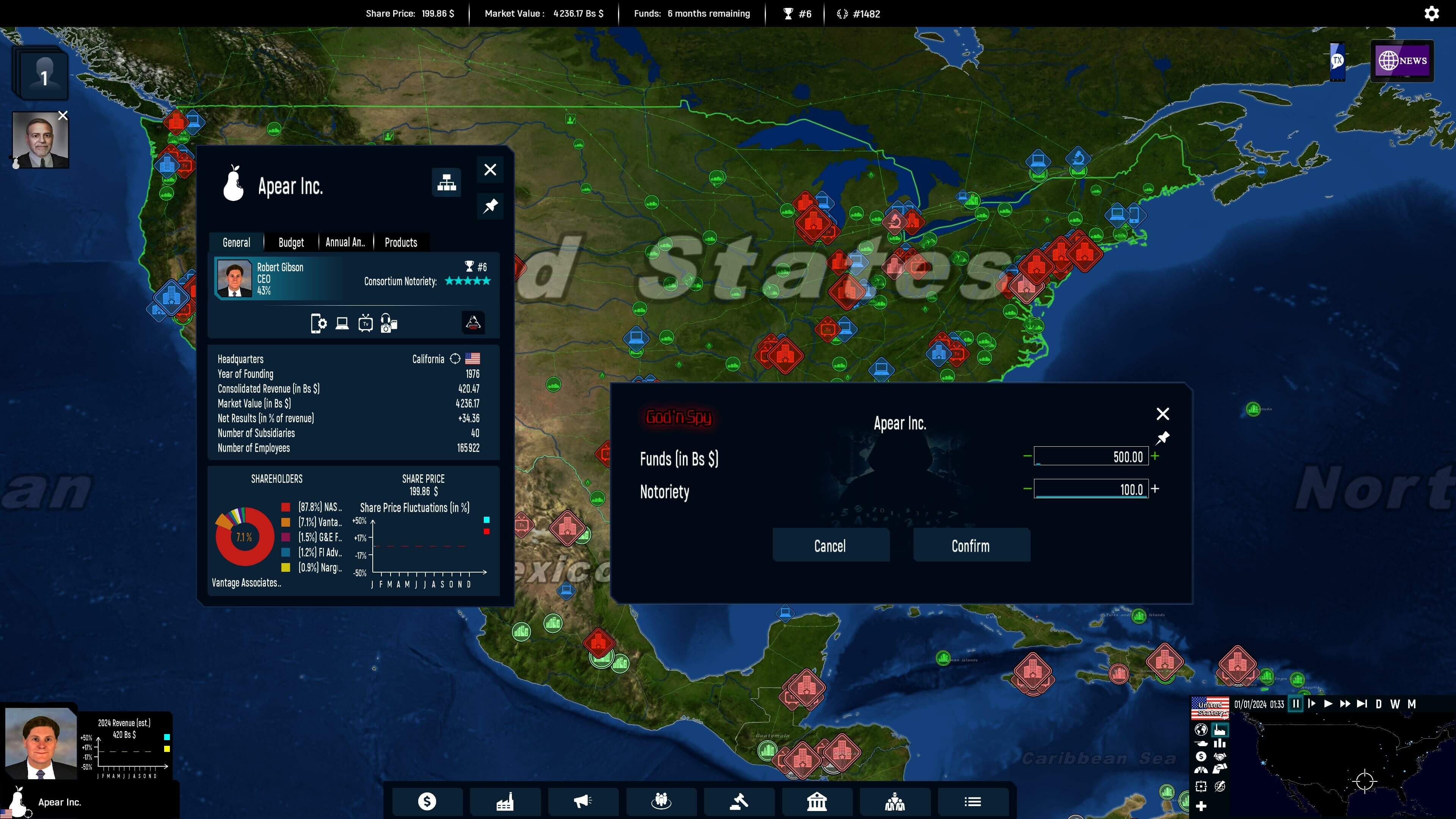 Picture of Geo-Political Simulator 5 - God'n Spy Add-on Picture of Geo-Political Simulator 5 - God'n Spy Add-on