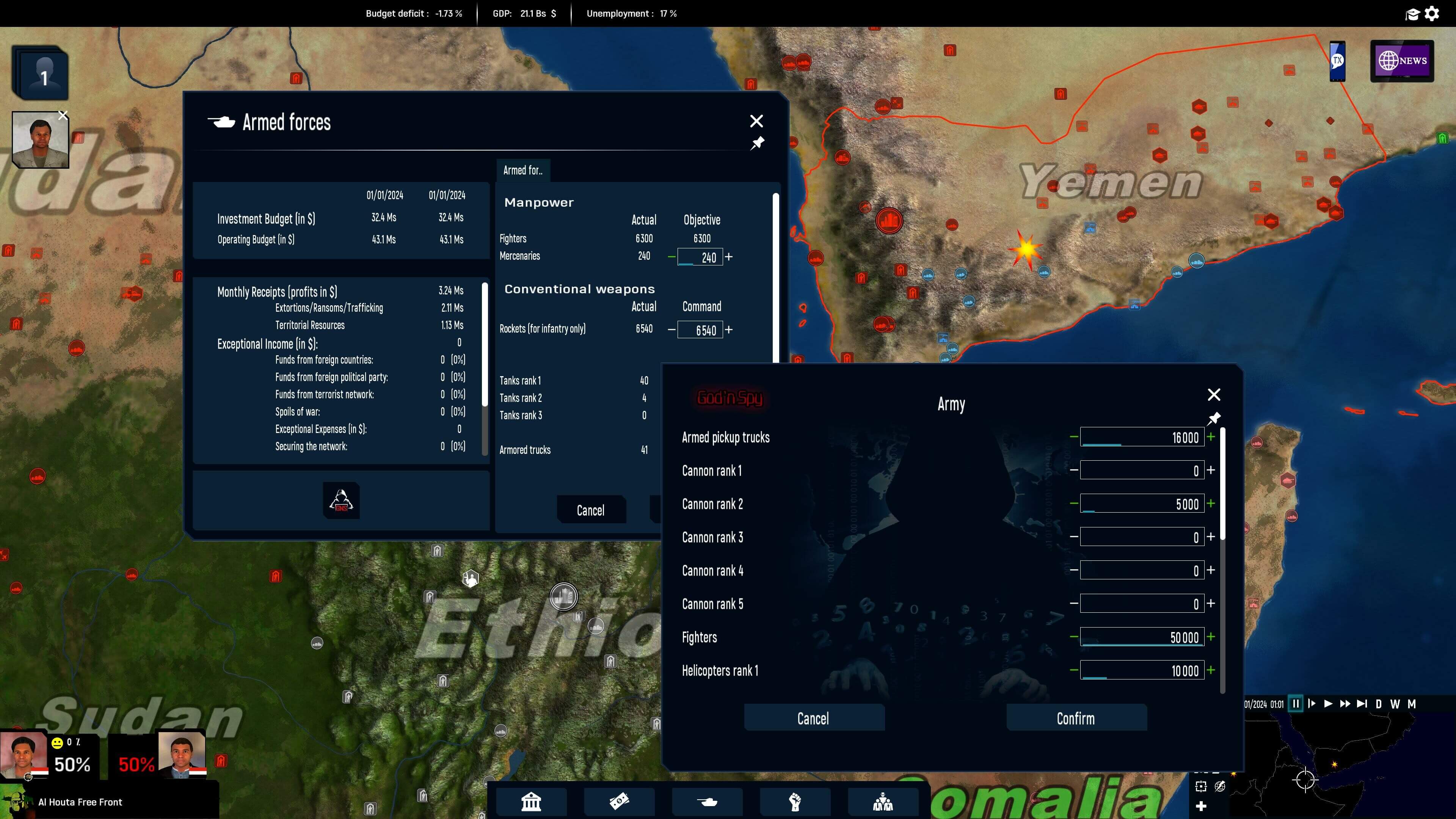 Picture of Geo-Political Simulator 5 - God'n Spy Add-on Picture of Geo-Political Simulator 5 - God'n Spy Add-on