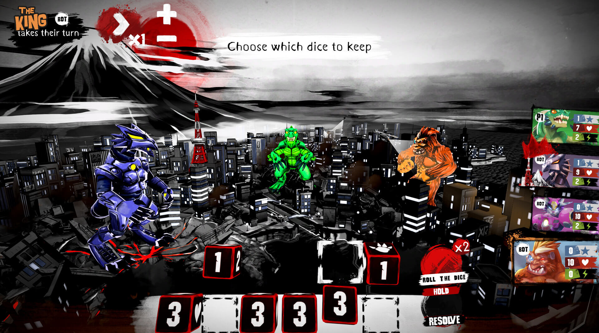 Picture of King of Tokyo - Richard Garfield Picture of King of Tokyo - Richard Garfield