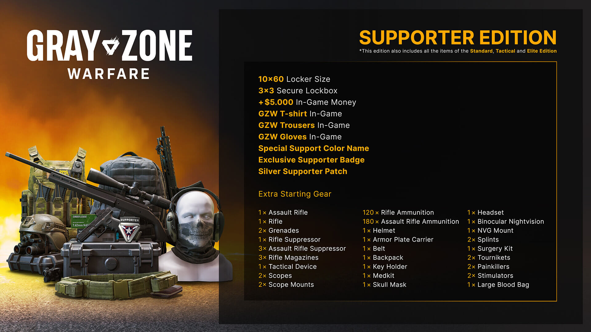 Picture of Gray Zone Warfare - Supporter Edition Upgrade Picture of Gray Zone Warfare - Supporter Edition Upgrade