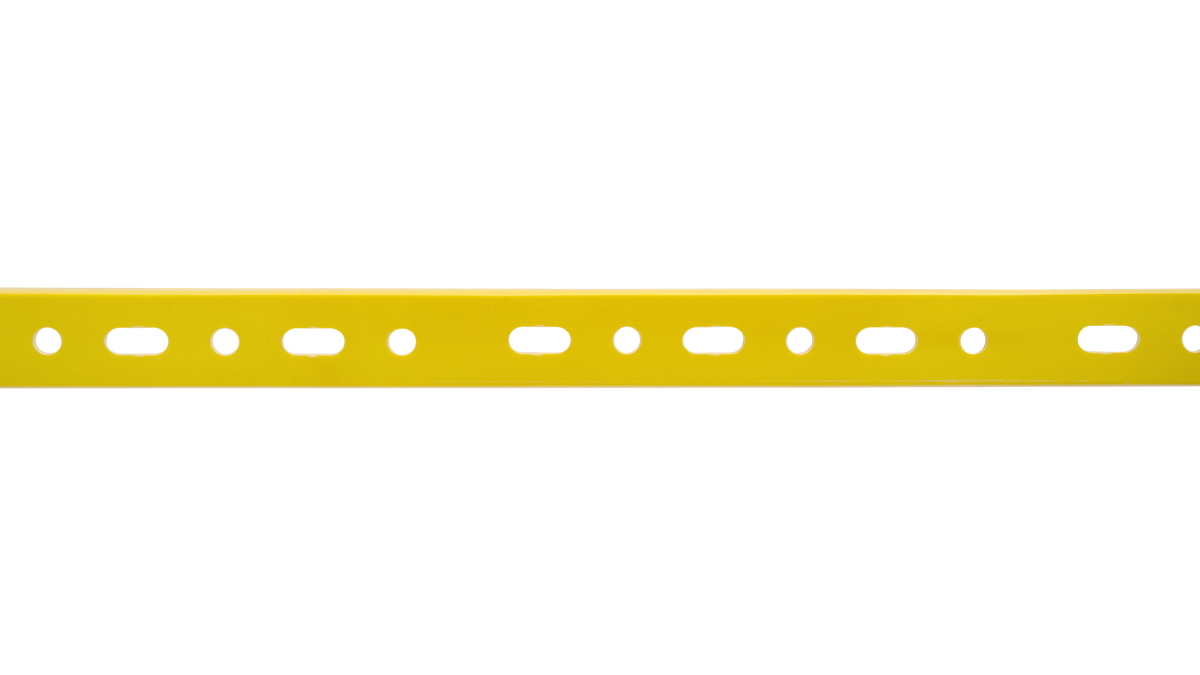 Carril plastificado 23 x 11 amarillo