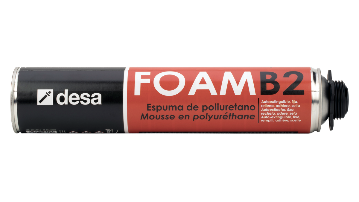 Desa foam B2 autoextinguible pistolable