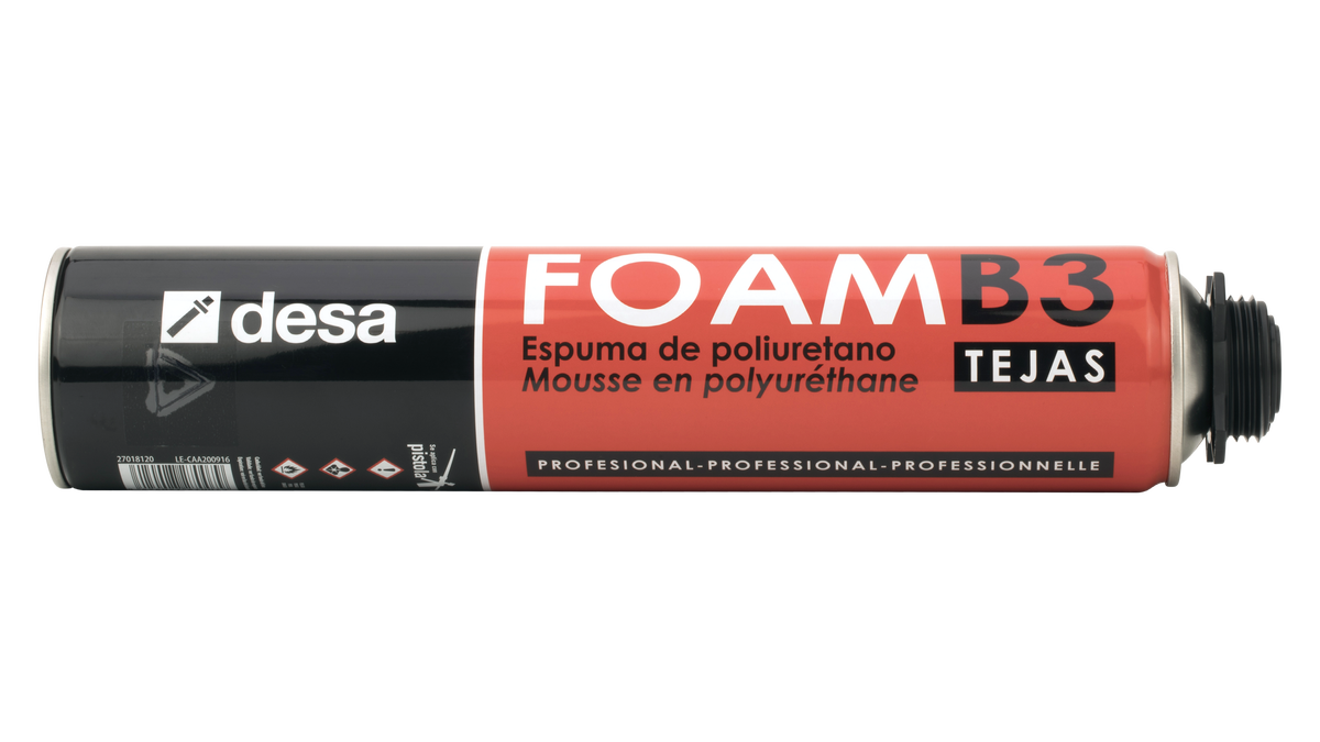 Desa foam B3 tejas pistolable