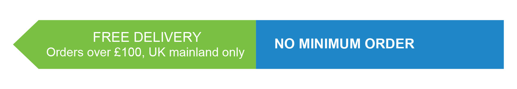 Free Delivery on Orders over £100