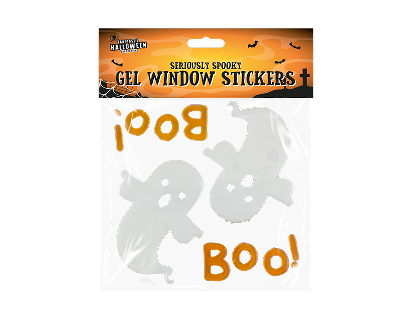 Assorted Halloween Gel Window Stickers Assorted Halloween Gel Window Stickers