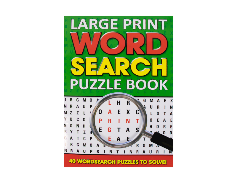 Large Print Word Search Puzzle Book Large Print Word Search Puzzle Book