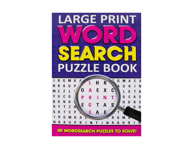 Large Print Word Search Puzzle Book Large Print Word Search Puzzle Book