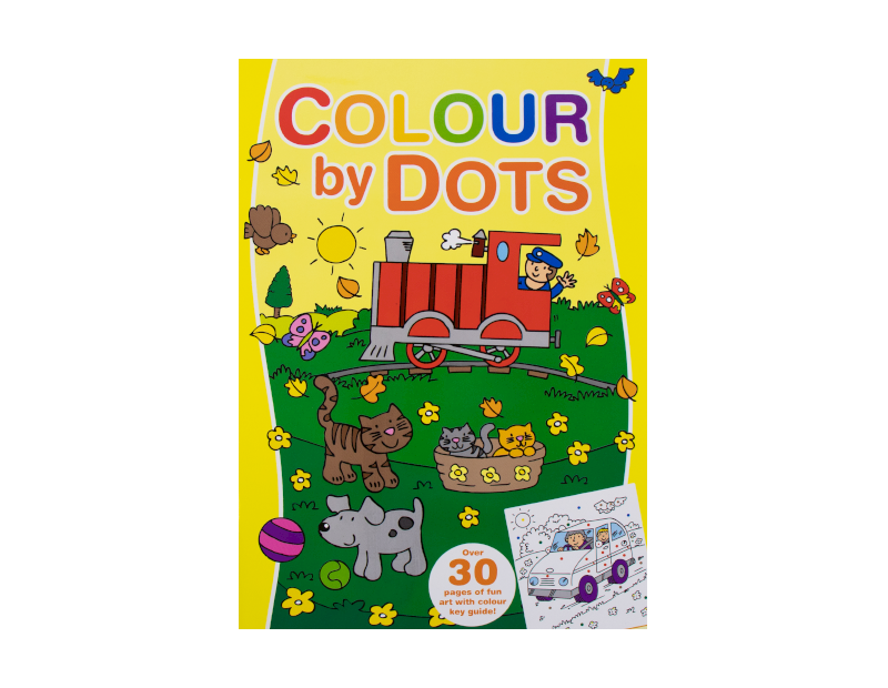 Colour By Dots Colouring Book Colour By Dots Colouring Book
