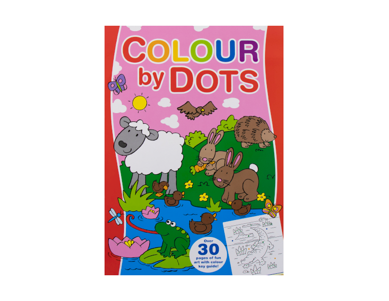 Colour By Dots Colouring Book Colour By Dots Colouring Book