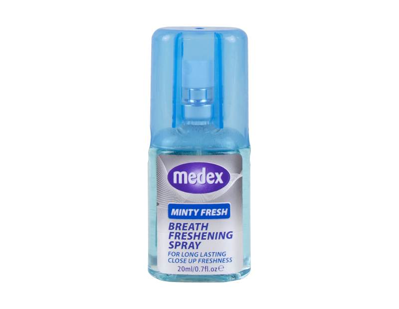 Medex Mint Breath Freshening Spray With PDQ Medex Mint Breath Freshening Spray