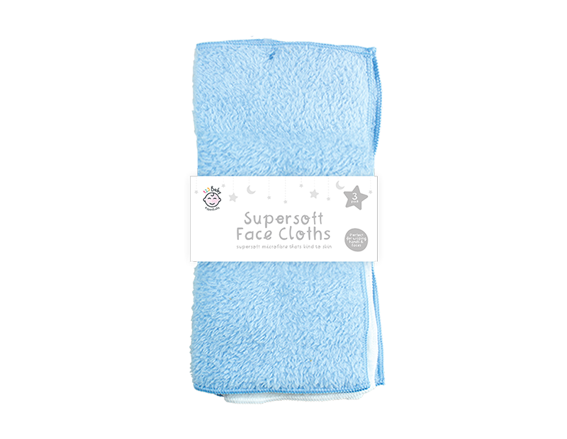 Baby Face Cloths - 3 Pack Baby Face Cloths - 3 Pack