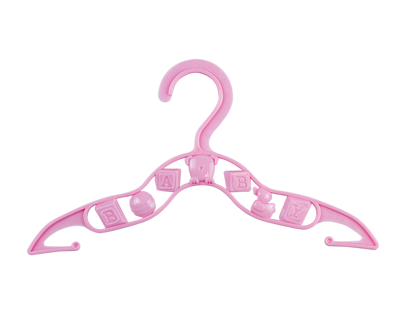 Pink Baby Clothes Hangers - 10 Pack Pink Baby Clothes Hangers - 10 Pack