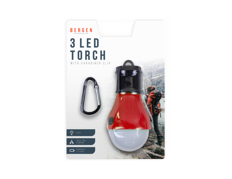 LED Torch With Carabiner LED Torch With Carabiner