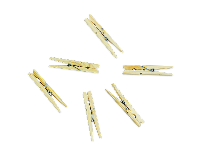 Wooden Clothes Pegs - 36 Pack Wooden Clothes Pegs - 36 Pack