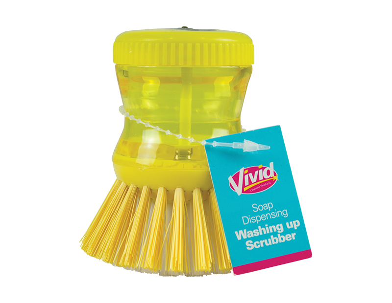 Soap Dispensing Washing Up Scrubber With PDQ Soap Dispensing Washing Up Scrubber With PDQ