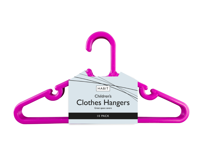Childrens Clothes Hangers - 10 Pack Childrens Clothes Hangers - 10 Pack