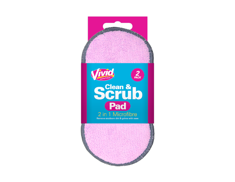 2 in 1 Clean & Scrub Pad - 2 Pack 2 in 1 Clean & Scrub Pad - 2 Pack
