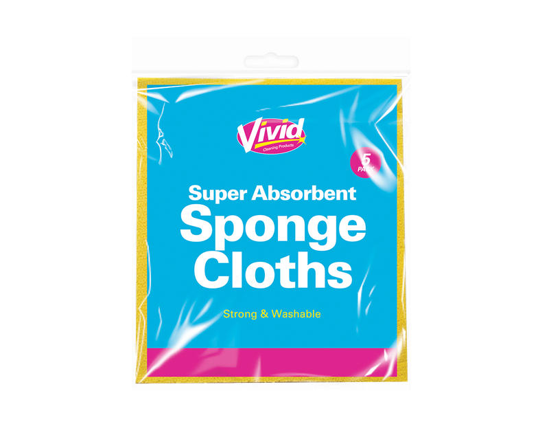 Sponge Cloths - 5 Pack Sponge Cloths - 5 Pack