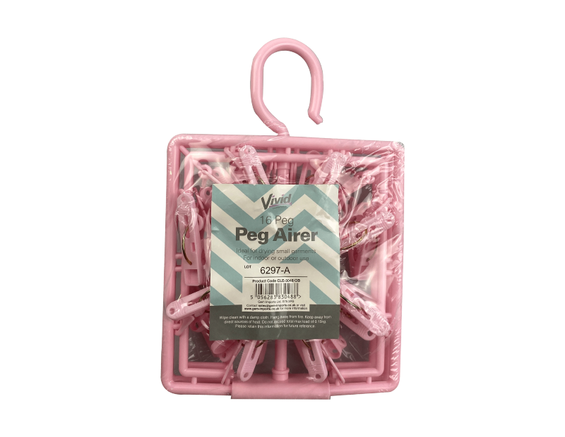 Foldable Plastic Peg Airer - Trend Foldable Plastic Peg Airer - Trend