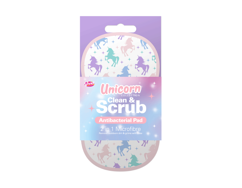 2 in 1 Antibacterial Scrubbing Pad - Unicorn 2 in 1 Antibacterial Scrubbing Pad - Unicorn