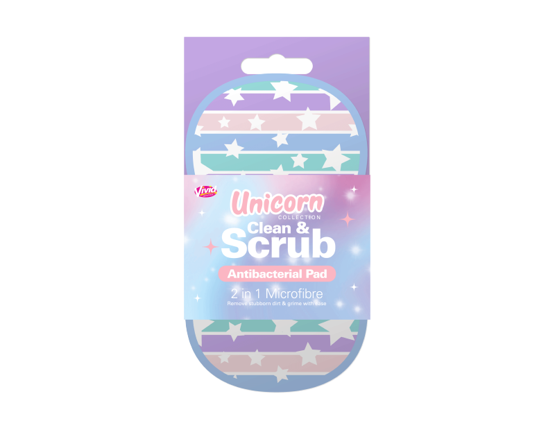 2 in 1 Antibacterial Scrubbing Pad - Unicorn 2 in 1 Antibacterial Scrubbing Pad - Unicorn
