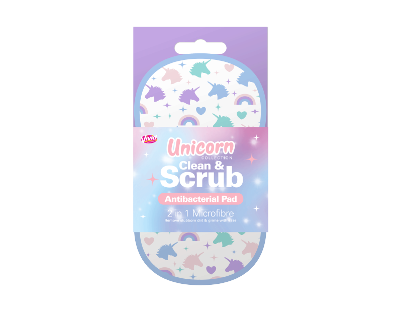 2 in 1 Antibacterial Scrubbing Pad - Unicorn 2 in 1 Antibacterial Scrubbing Pad - Unicorn