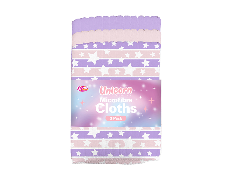 Unicorn Microfibre Cloths - 3 Pack Unicorn Microfibre Cloths - 3 Pack