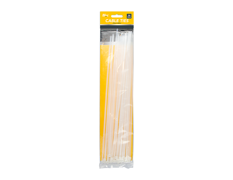 Cable Ties 4.8mm x 380mm - 30 Pack Cable Ties 4.8mm x 380mm - 30 Pack
