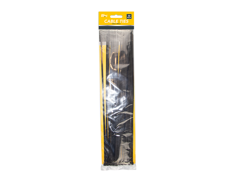 Cable Ties 4.8mm x 380mm - 30 Pack Cable Ties 4.8mm x 380mm - 30 Pack