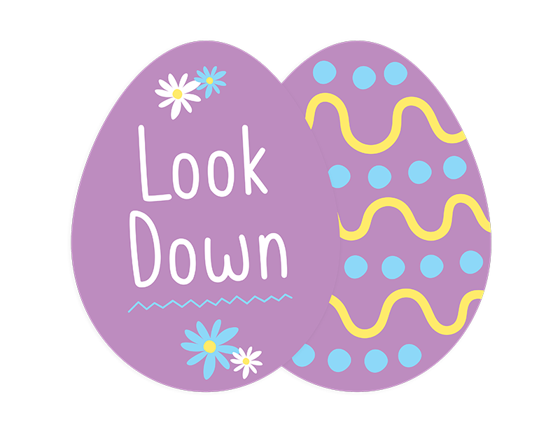 Easter Egg Hunt Signs - 6 Pack Easter Egg Hunt Signs - 6 Pack