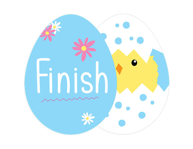 Easter Egg Hunt Signs - 6 Pack Easter Egg Hunt Signs - 6 Pack