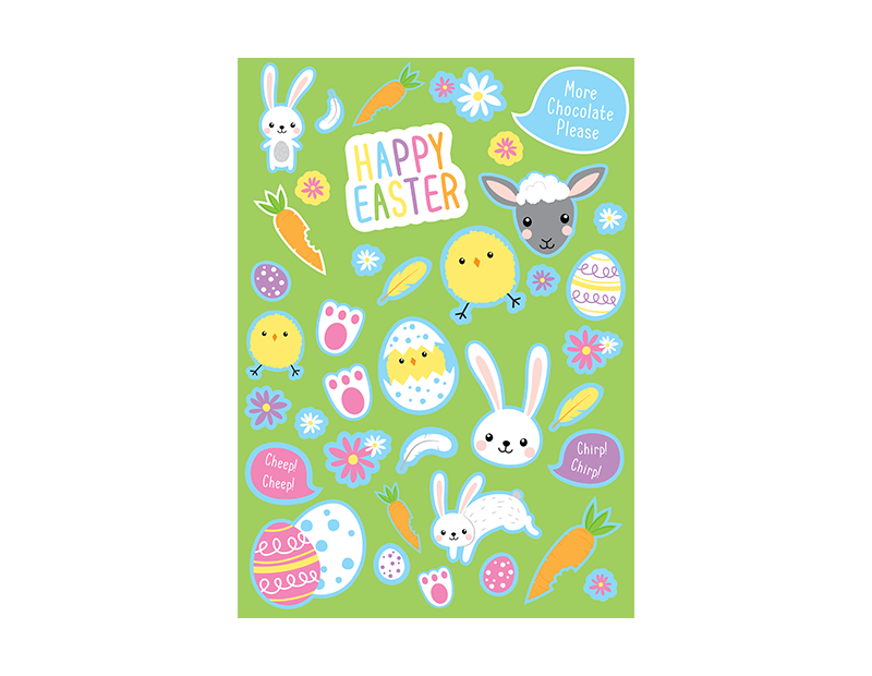 Easter Stickers - 2 Sheets Easter Stickers 2 Sheets