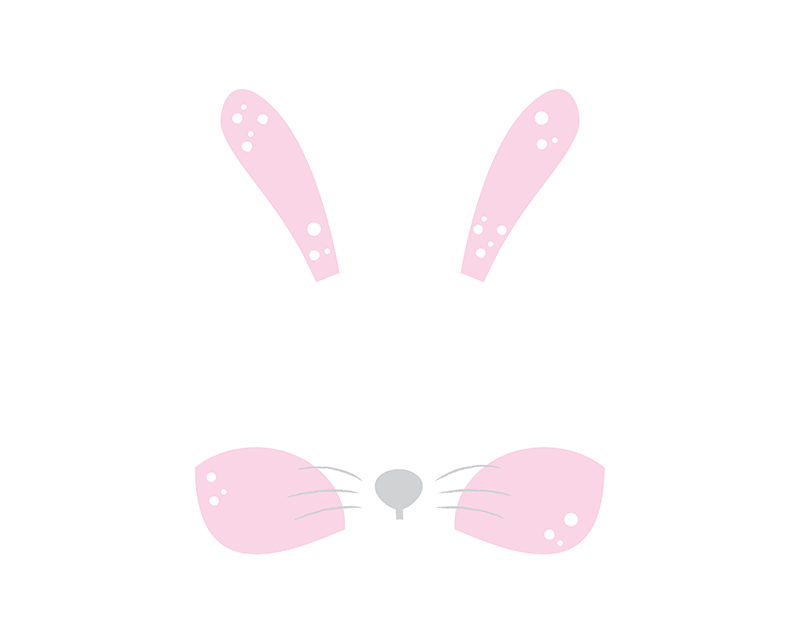 Easter Bunny Paper Mask & Ears - 4 Pack Easter Bunny Paper Mask & Ears - 4 Pack