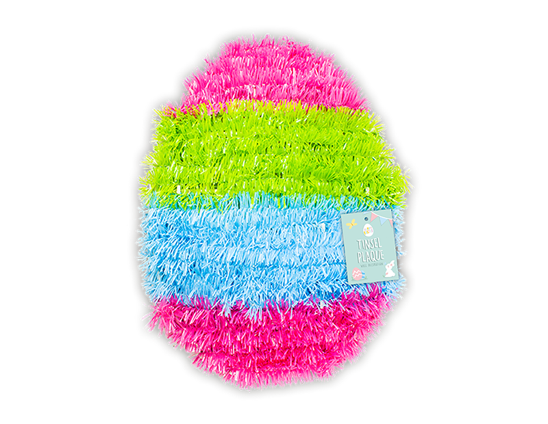 Easter Tinsel Wall Plaque Easter Tinsel Wall Plaque